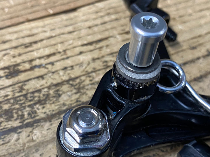 KQ595 カンパニョーロ CAMPAGNOLO レコード RECORD BR19-REDP キャリパーブレーキ 前後セット ※ナット片方社外品