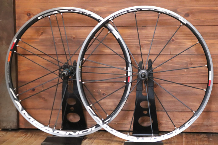 カンパニョーロ CAMPAGNOLO ユーラス EURUS 2WAY-FIT MEGA G3 アルミ チューブレス ホイールセット シマノ11S/12S 15C 【東京南麻布店】
