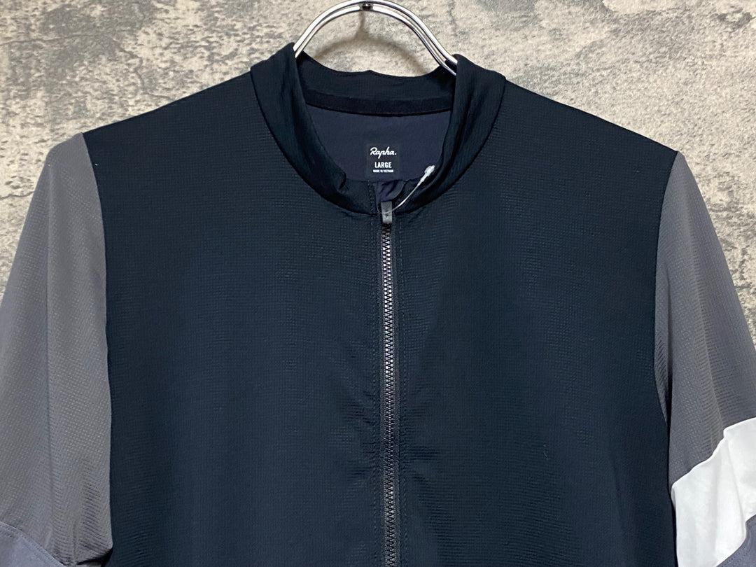 KN764 ラファ Rapha PRO TEAM TRAINING JERSEY 半袖 サイクルジャージ 黒 L