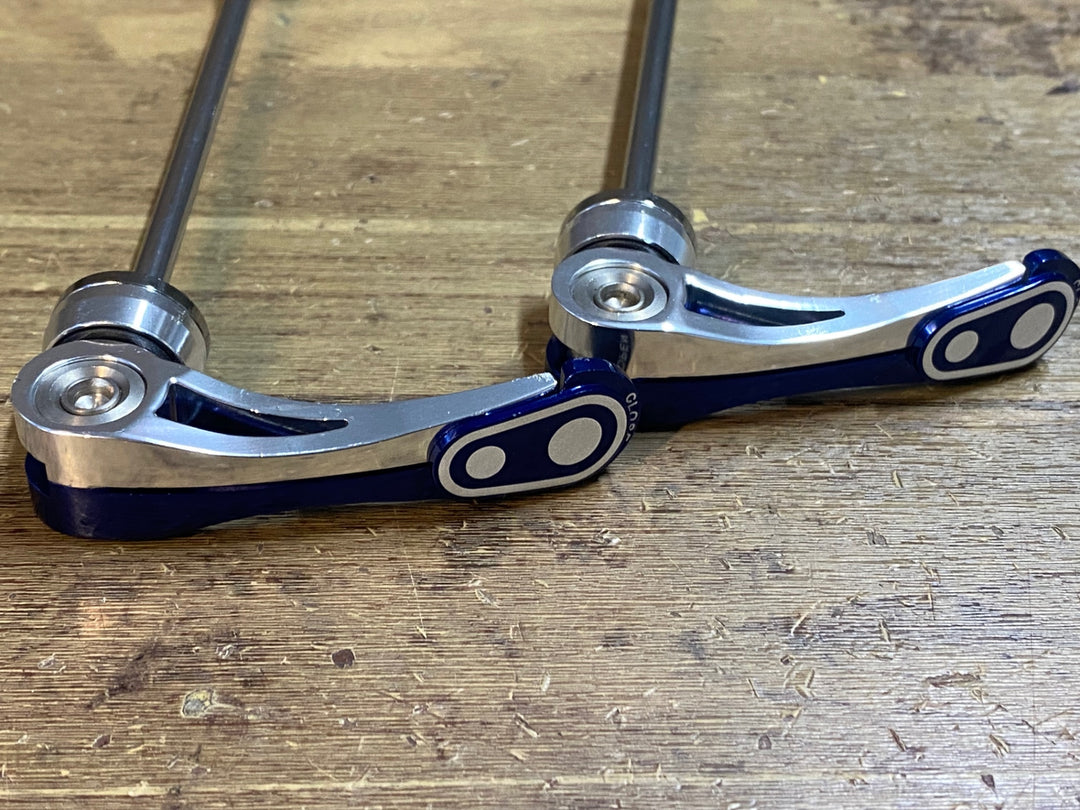 JR816 クランクブラザーズ crankbrothers splkit QR skewer pair blue クイックリリース