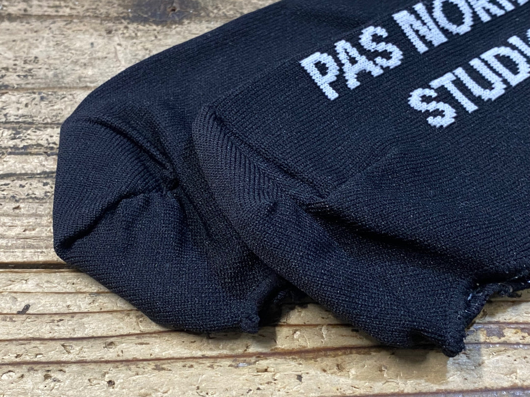KA522 パスノーマルスタジオ PAS NORMAL STUDIOS LOGO OVERSOCKS オーバーソックス 黒 L