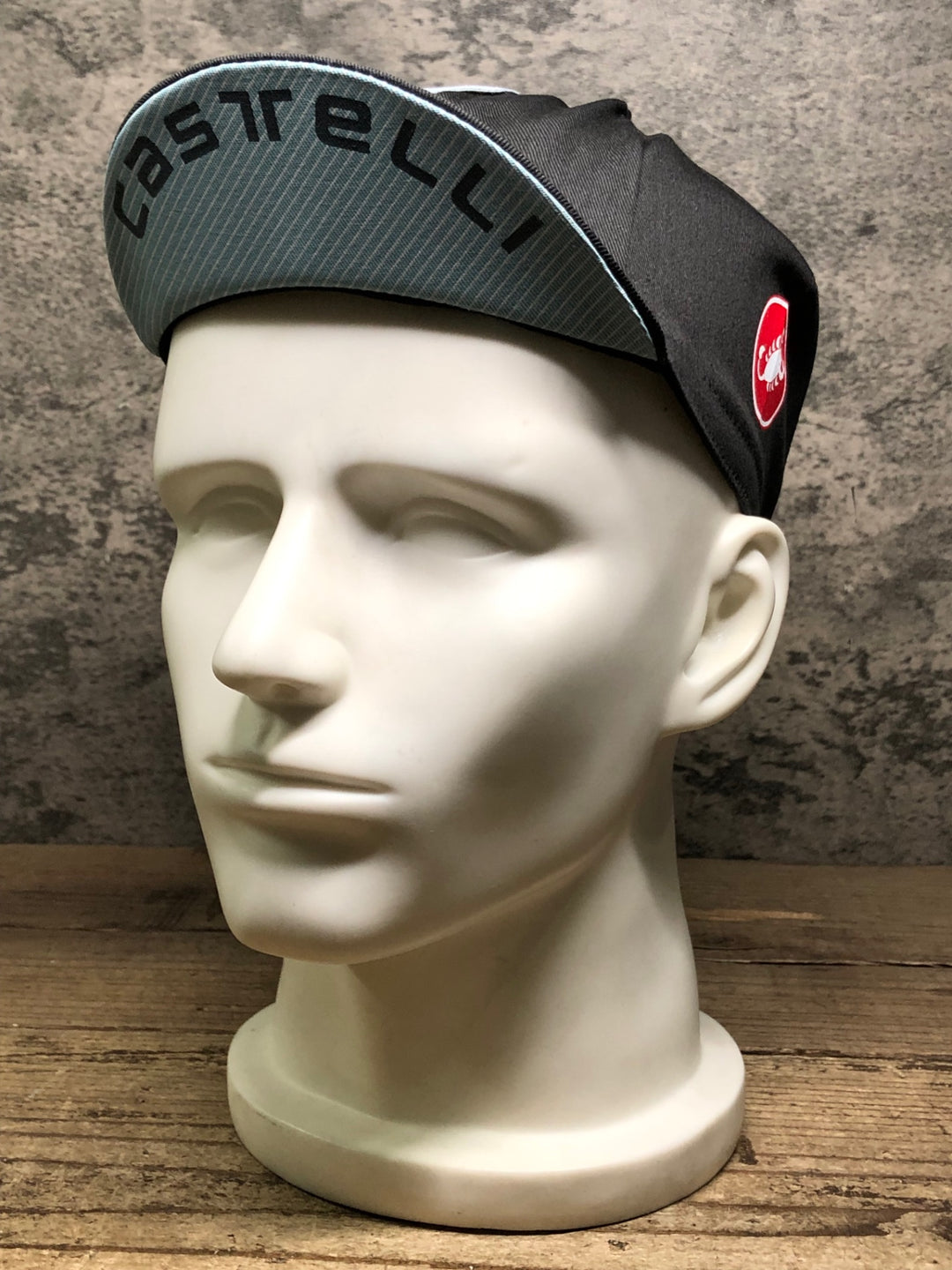 JP857 カステリ CASTELLI サイクルキャップ 黒 ワンサイズ
