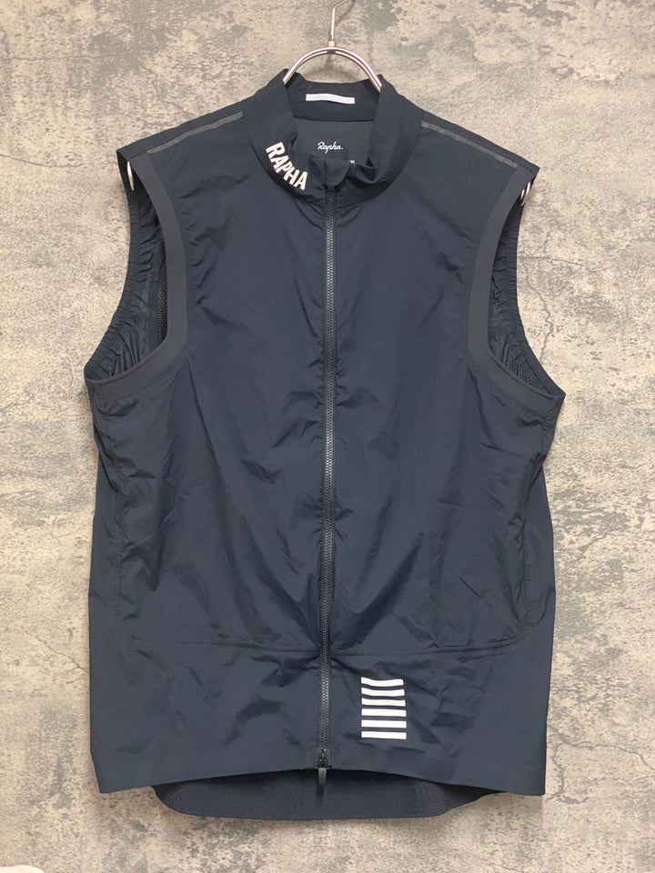 KF449 ラファ Rapha PRO TEAM LIGHTWEIGHT GILET ジレ サイクルベスト 黒 XL