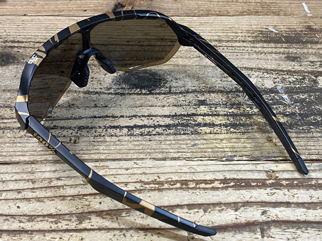 JU701 100％ S2 サングラス Perter Sagan LE Metallic Gold Flake 黒 金 HiPERレンズ クリアレンズ付属