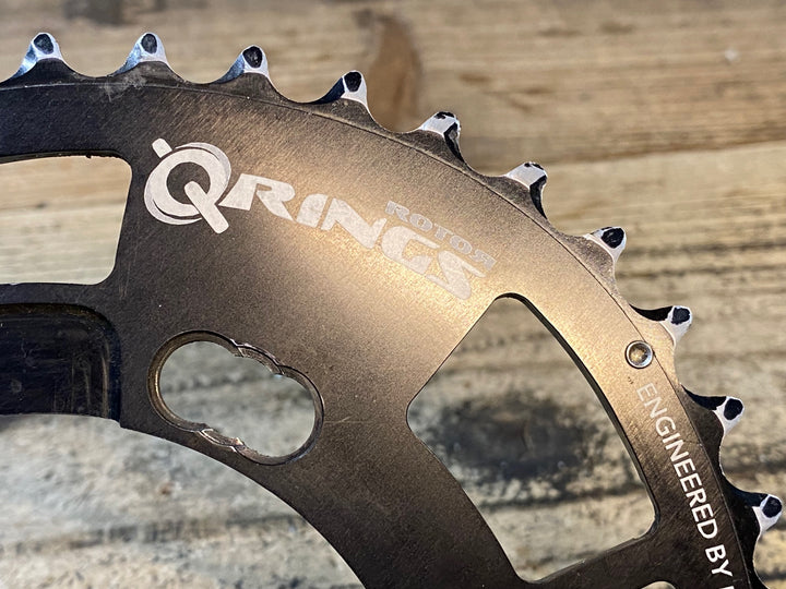 JS059 ローター ROTOR QRINGS アウター 楕円チェーンリング 46T 11S 110BCD