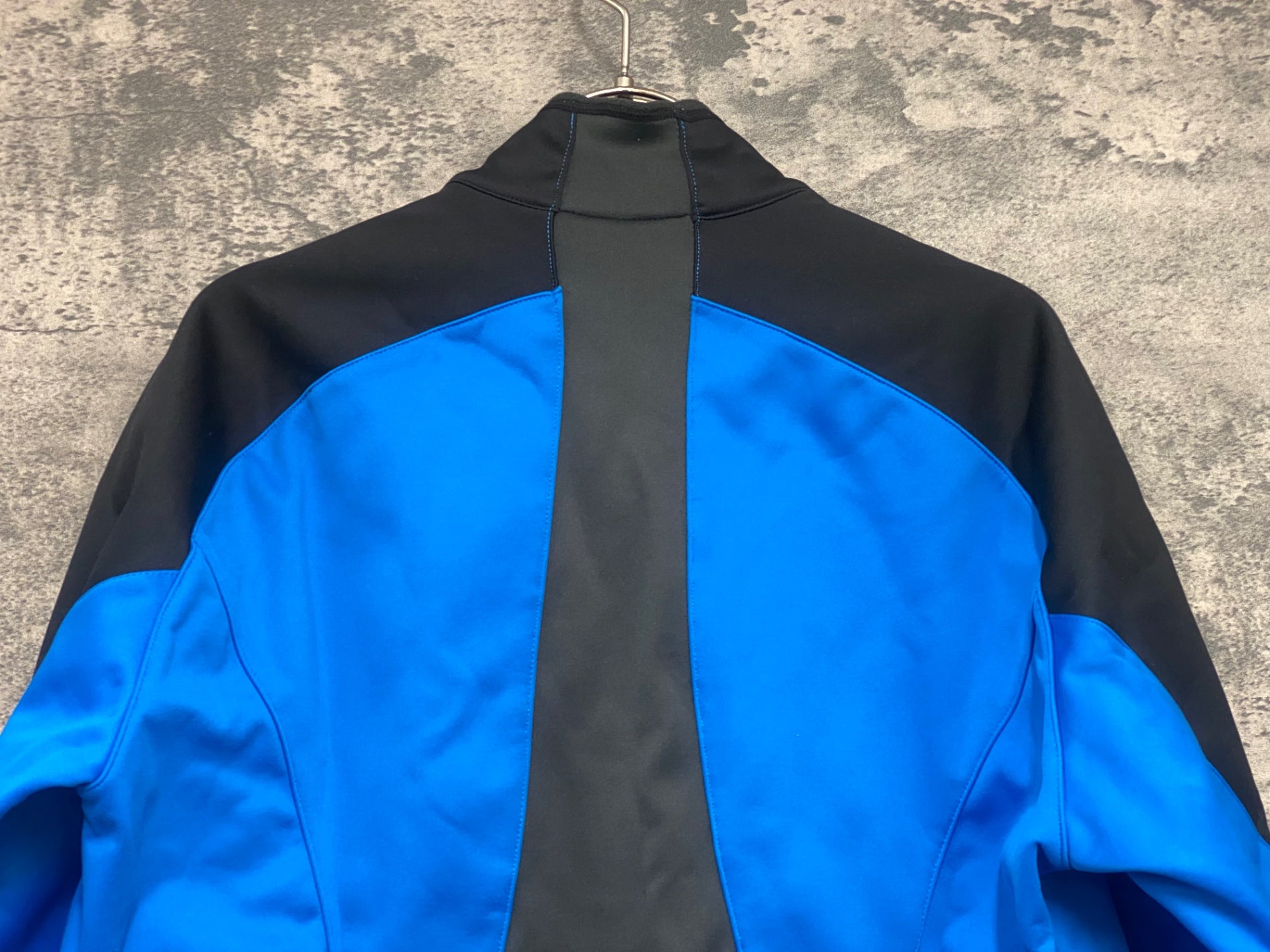 JW483 シマノ SHIMANO 長袖 サイクルジャケット 青 黒 XLサイズ 裏起毛