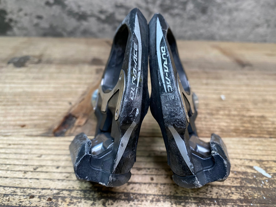 JJ438 シマノ SHIMANO デュラエース DURA-ACE PD-9000 ビンディングペダル ※回転抵抗あり