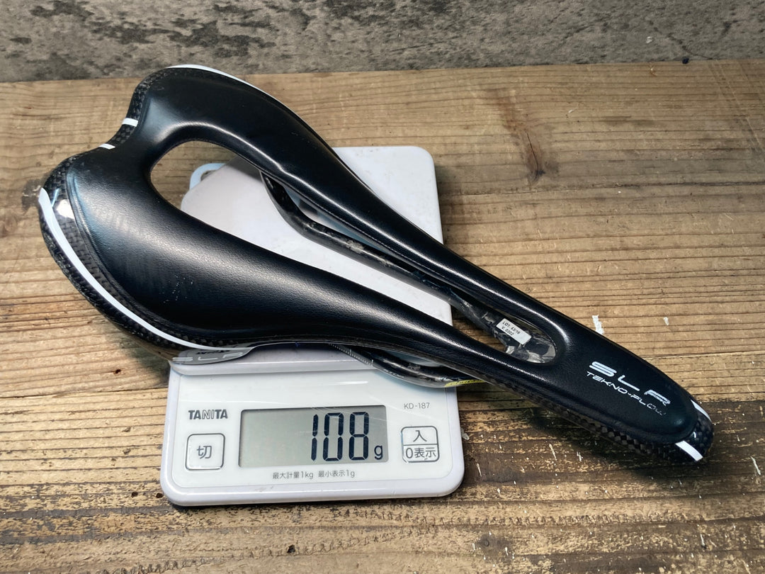 JG585 セライタリア SELLE ITALIA SLR TEKNO FLOW サドル カーボンレール 黒