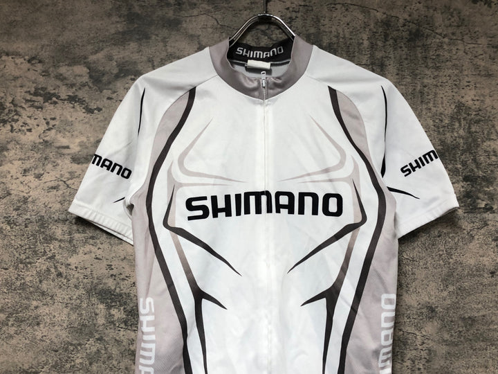 JW260 シマノ SHIMANO 半袖 サイクルジャージ 白 L