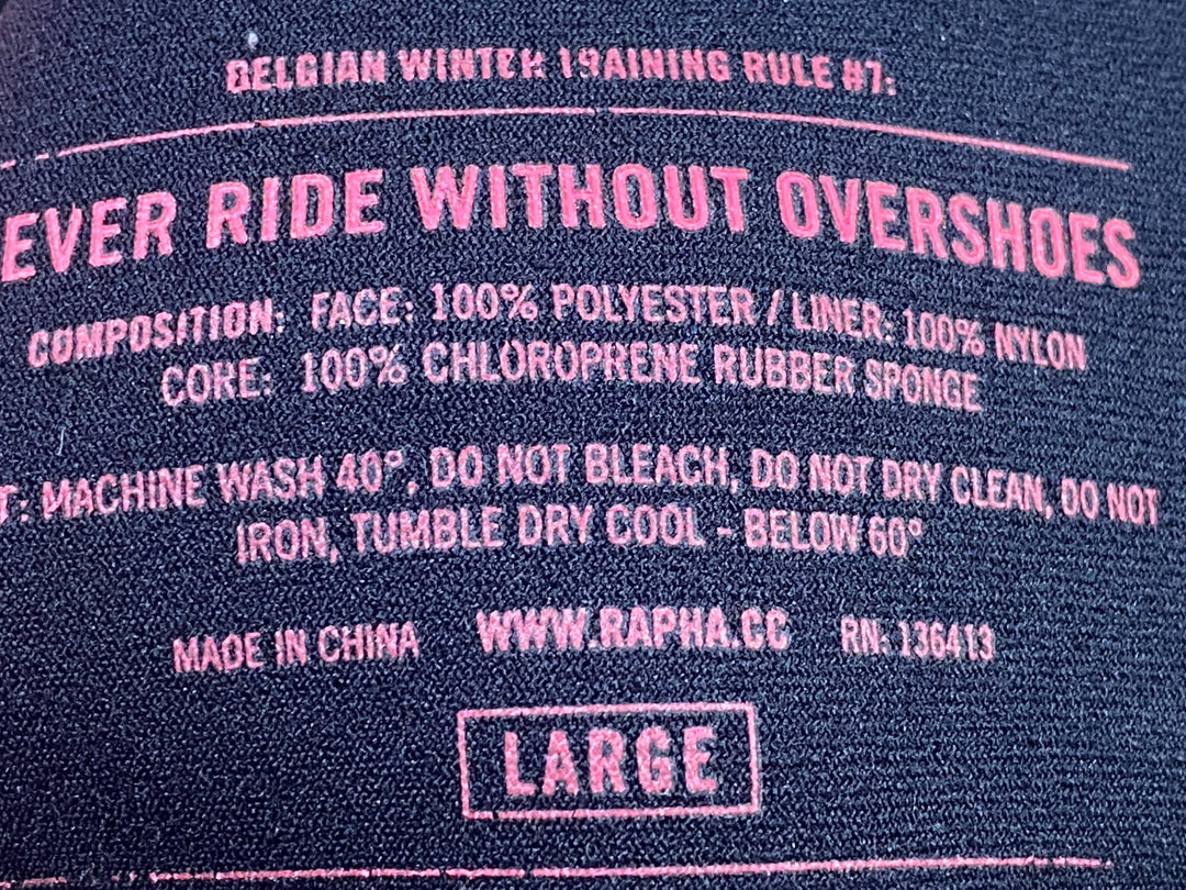 JT806 ラファ RAPHA OVERSHOES シューズカバー L ピンク