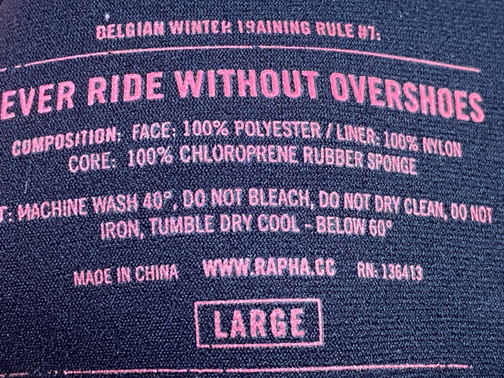 JT806 ラファ RAPHA OVERSHOES シューズカバー L ピンク