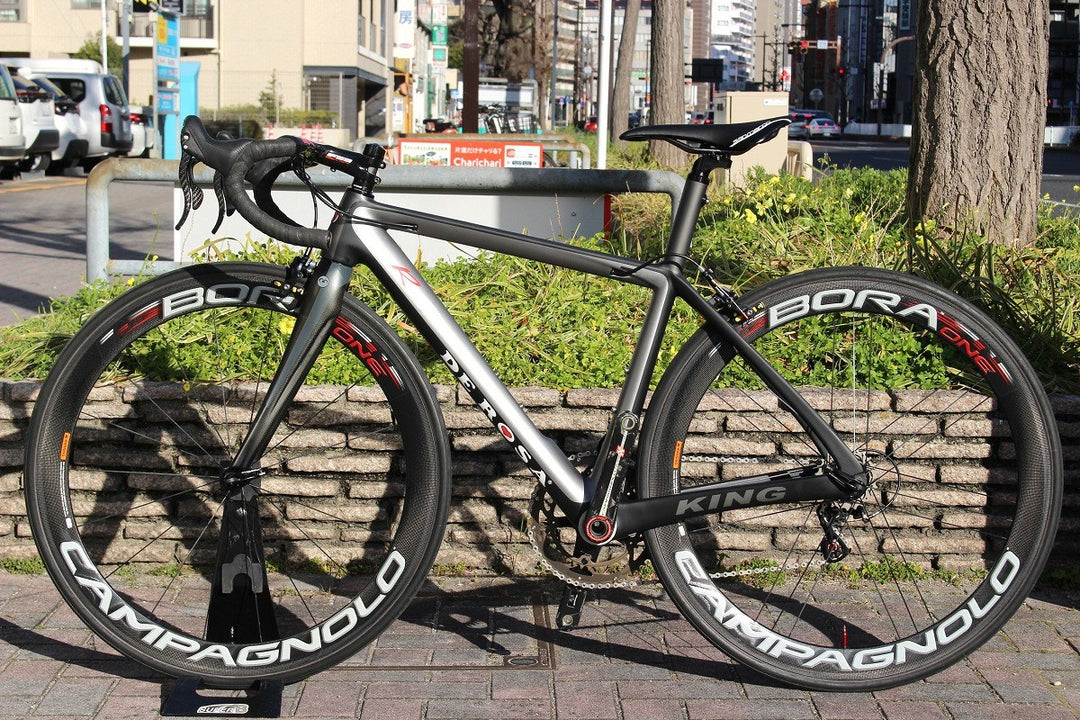 デローザ DE ROSA キング KING RS 2012 53.5サイズ カンパ スーパーレコード 11S カーボン ロードバイク フォーク換装品 【名古屋店】