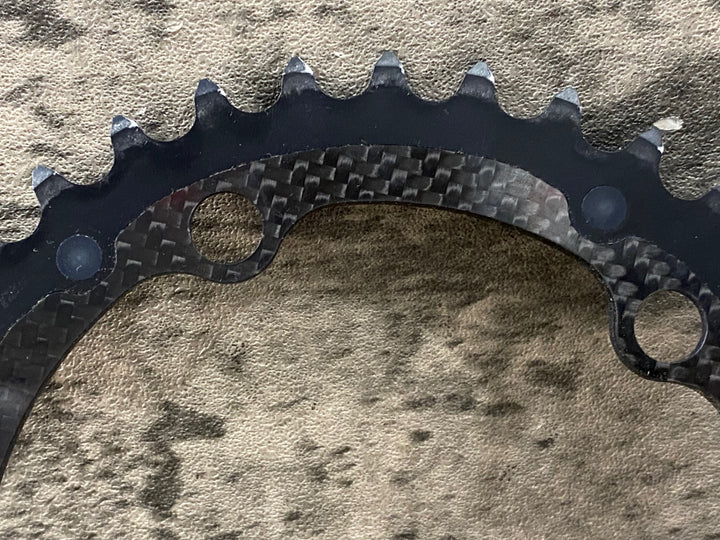 IT101 カーボンチ CarbonTi X-Ring チェーンリングセット 52/36T シマノ12s対応 ボルト付き