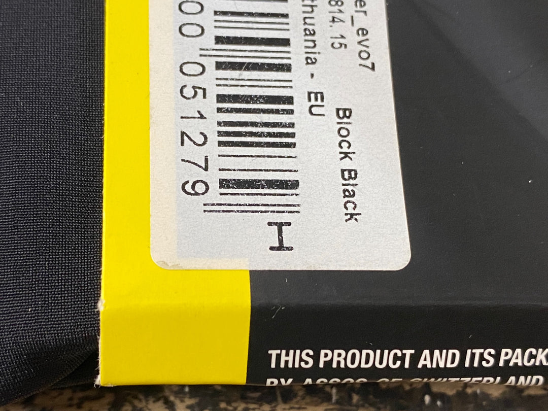 JQ184 アソス assos kneeWarmer EVO7 ニーウォーマー 黒 1 裏起毛