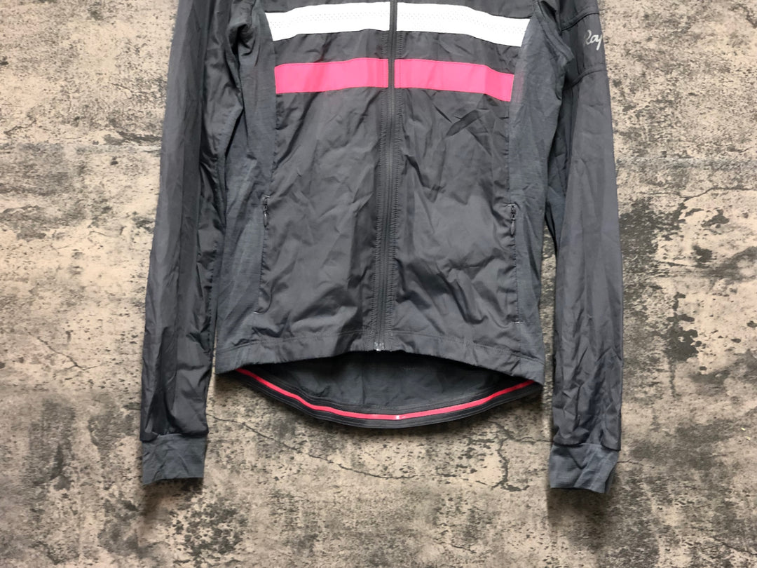 KM439 ラファ Rapha WOMEN’S BREVET LONG SLEEVE WINDBLOCK JERSEY 長袖 サイクルジャージ グレー XS