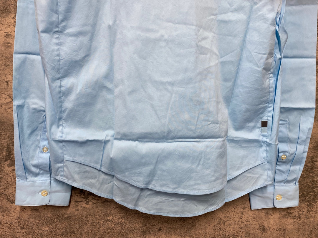 KD500 ラファ Rapha POPLIN SHIRT 長袖 シャツ 水色 M