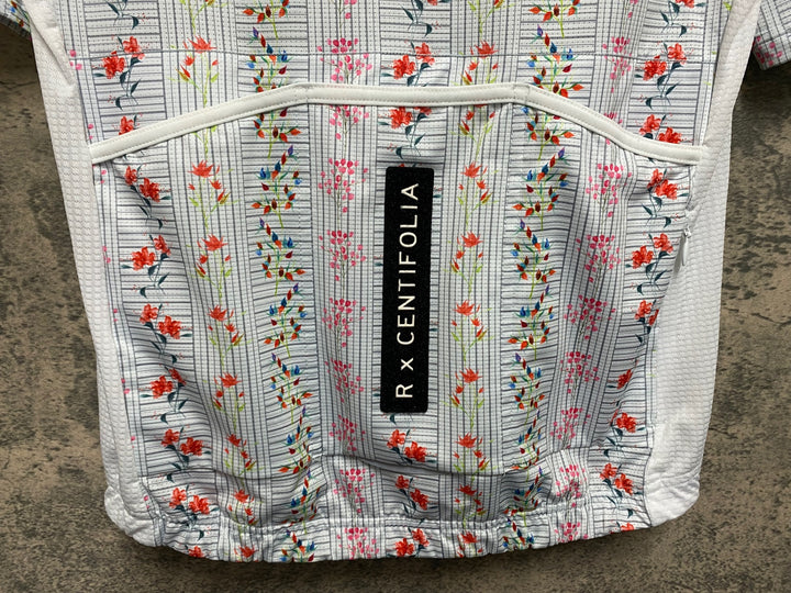 KS227 カフェドシクリステ cafe du cycliste Floriane R. x Centifolia 半袖 サイクルジャージ グレー sakura S