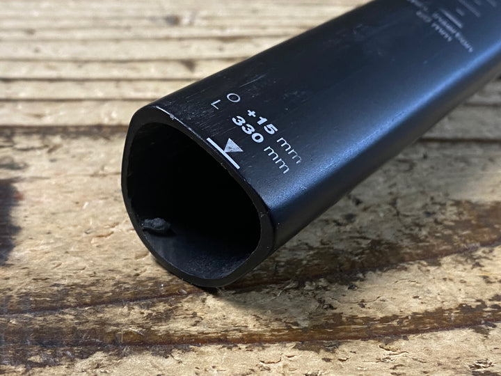 JO144 ビーエムシー BMC カーボン シートポスト 330mm オフセット15mm 2020年頃 TeamMachine(チームマシーン)用
