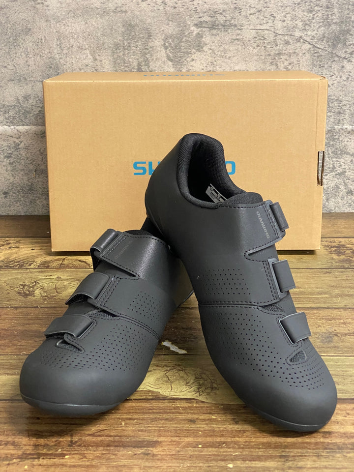 KL537 シマノ SHIMANO RC1 SH-RC102 ビンディングシューズ 黒 3穴 EU42