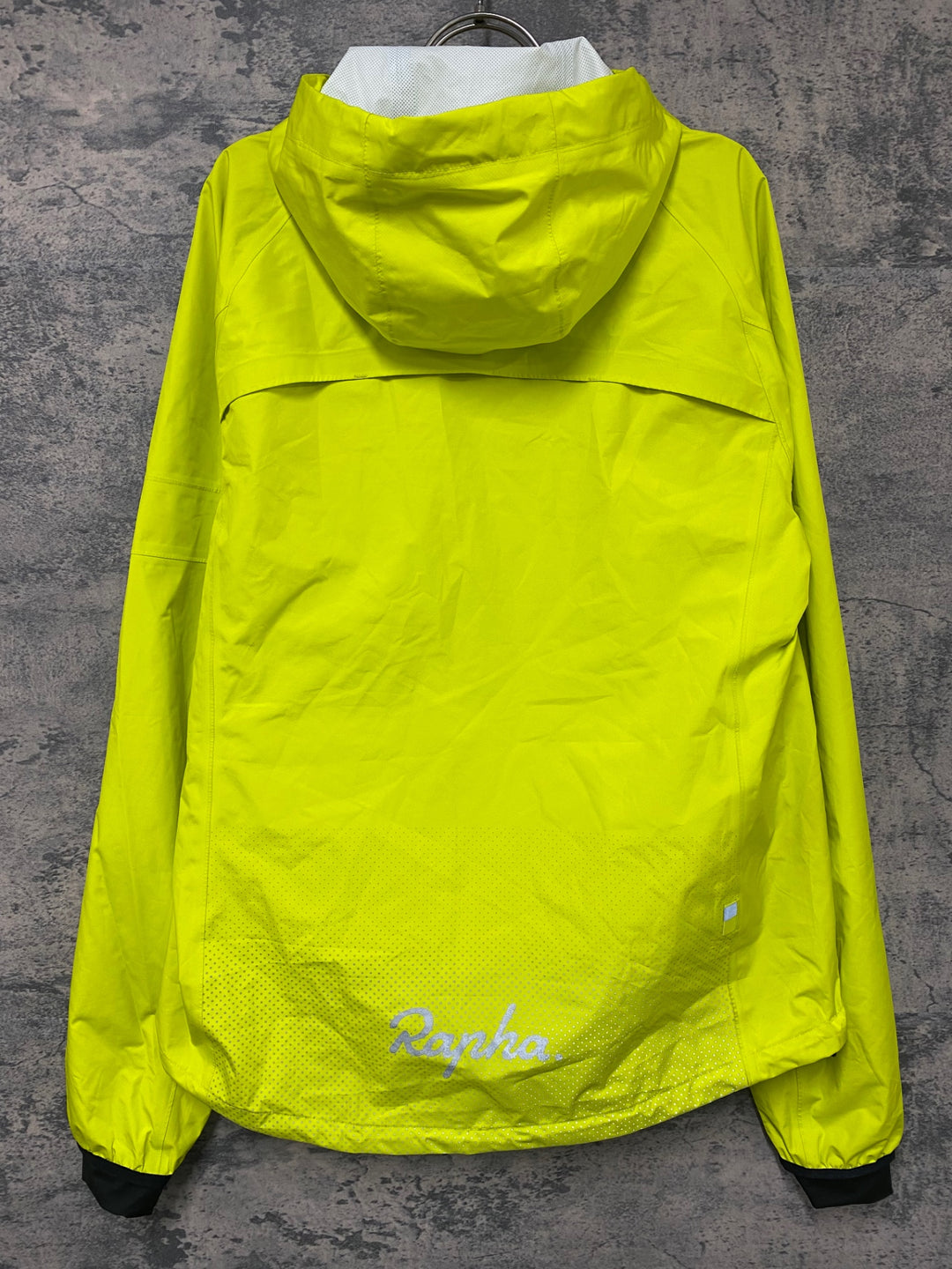 JE919 ラファ RAPHA HOODED COMMUTER サイクルジャケット M ネオンイエロー