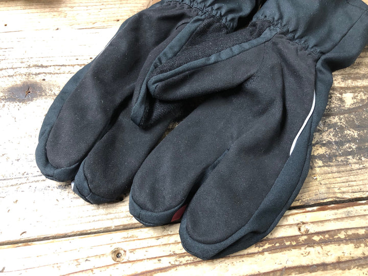 JV328 パールイズミ PEARL iZUMi 長指ウィンターグローブ 黒 M HEAT PANEL SYSTEM