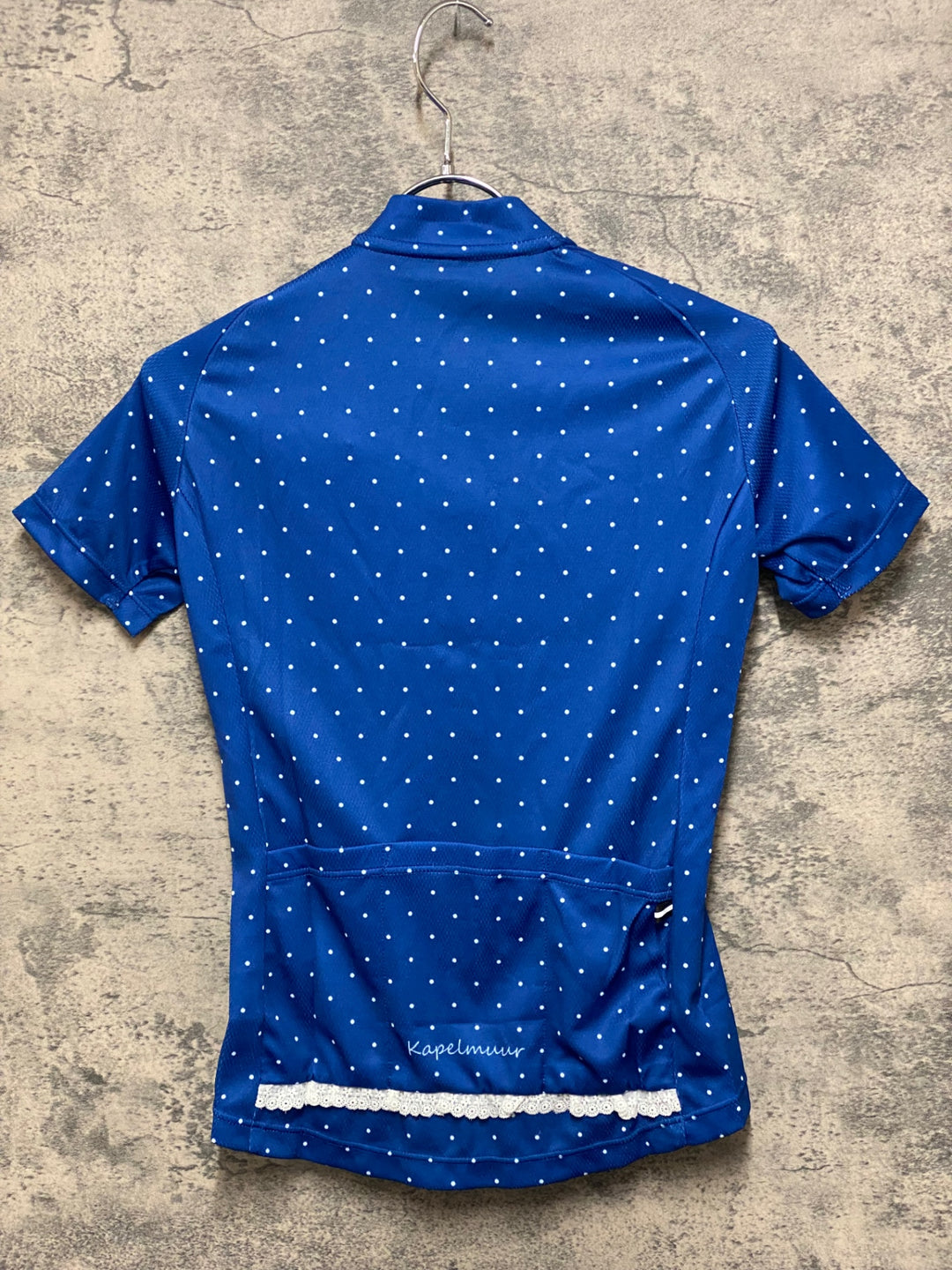 JO885 カペルミュール KAPELMUUR 半袖 サイクルジャージ ネイビー ドット 36 レディース