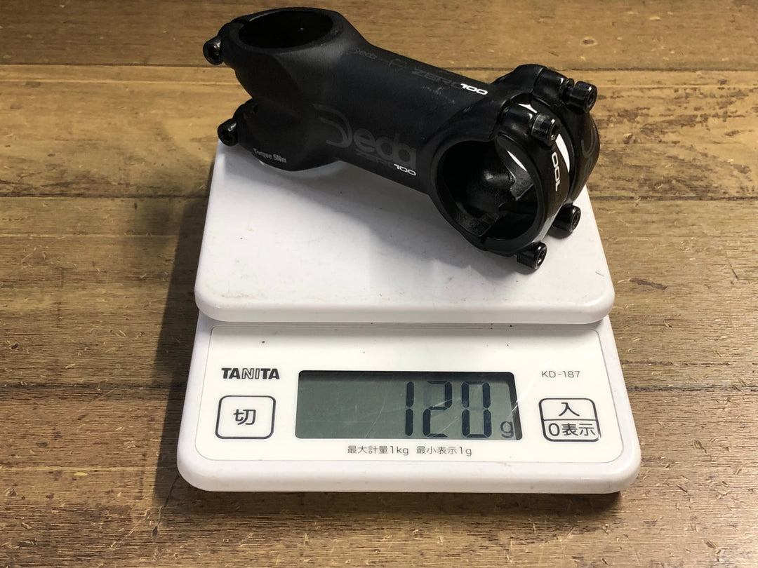 JX827 デダ Deda ZERO 1 アルミ ステム 黒 80mm Φ31.7 OS 82°