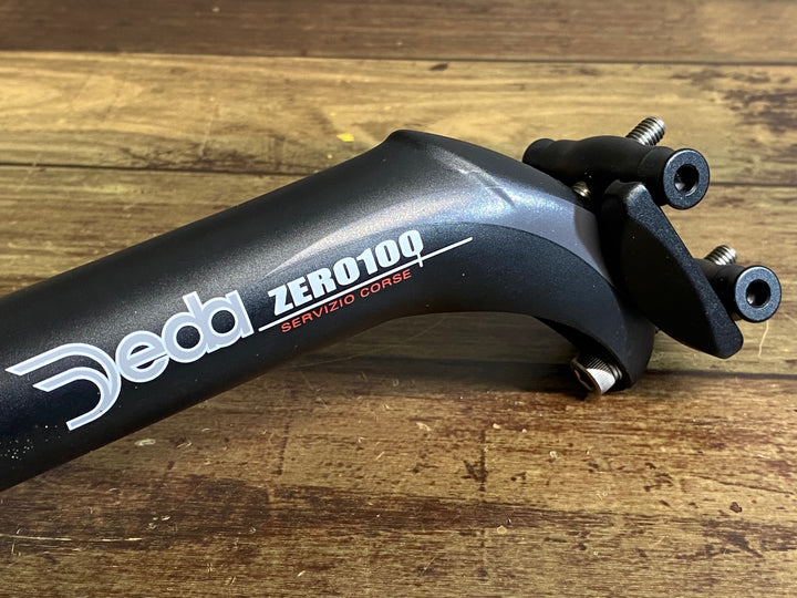 JQ431 デダ Deda ゼロ ZERO100 アルミ シートポスト 黒 Φ31.6 300mm