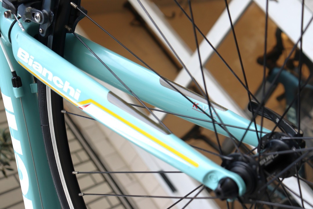 ビアンキ BIANCHI ヴィア ニローネ VIA NIRONE 7 2016モデル 57サイズ シマノ クラリス 2400 8S アルミ ロードバイク 【横浜店】