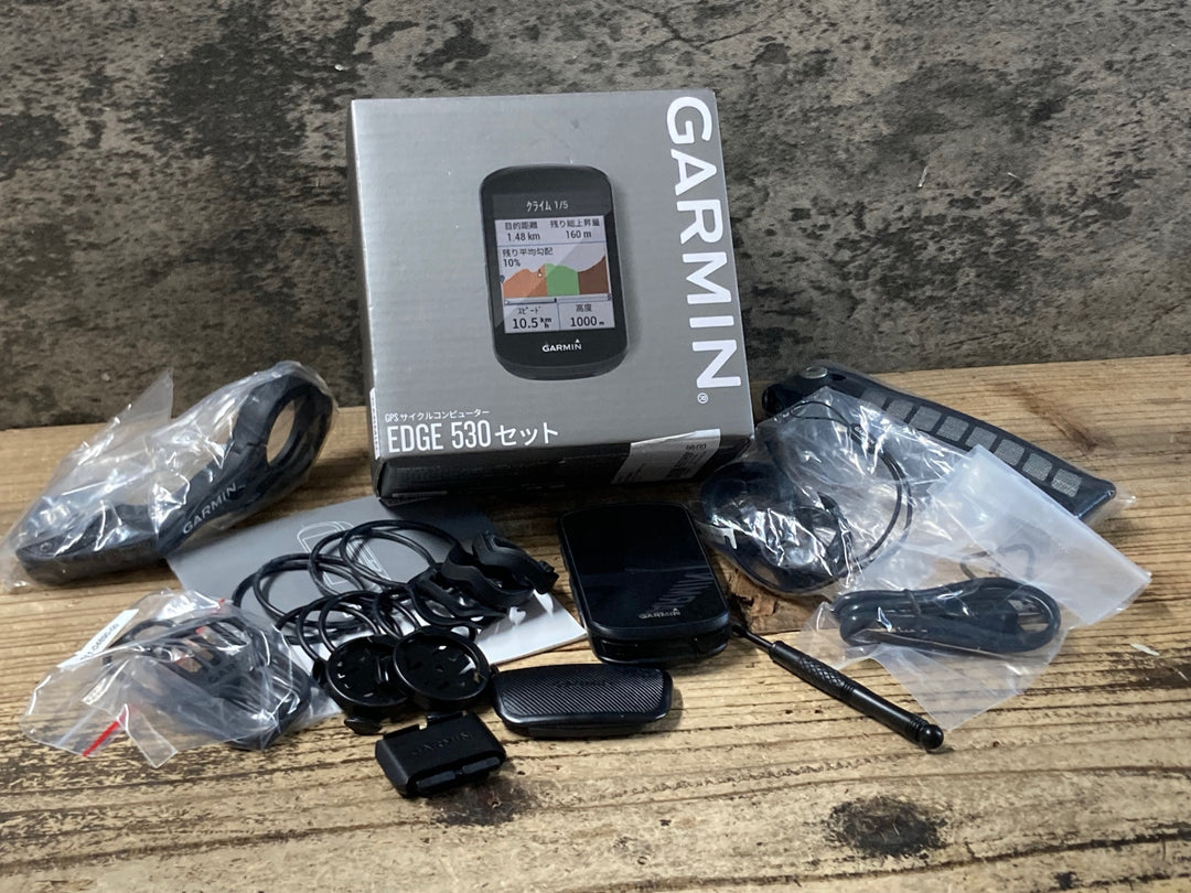 KF559 ガーミン GARMIN EDGE 530 サイクルコンピューター CA HR センサー マウント等付属