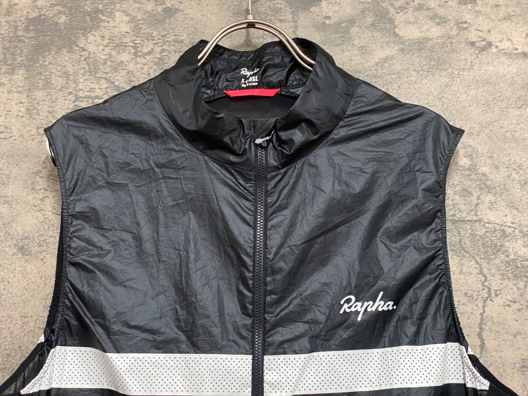 KG218 ラファ Rapha BREVET GILET ジレ サイクルベスト 黒 XL