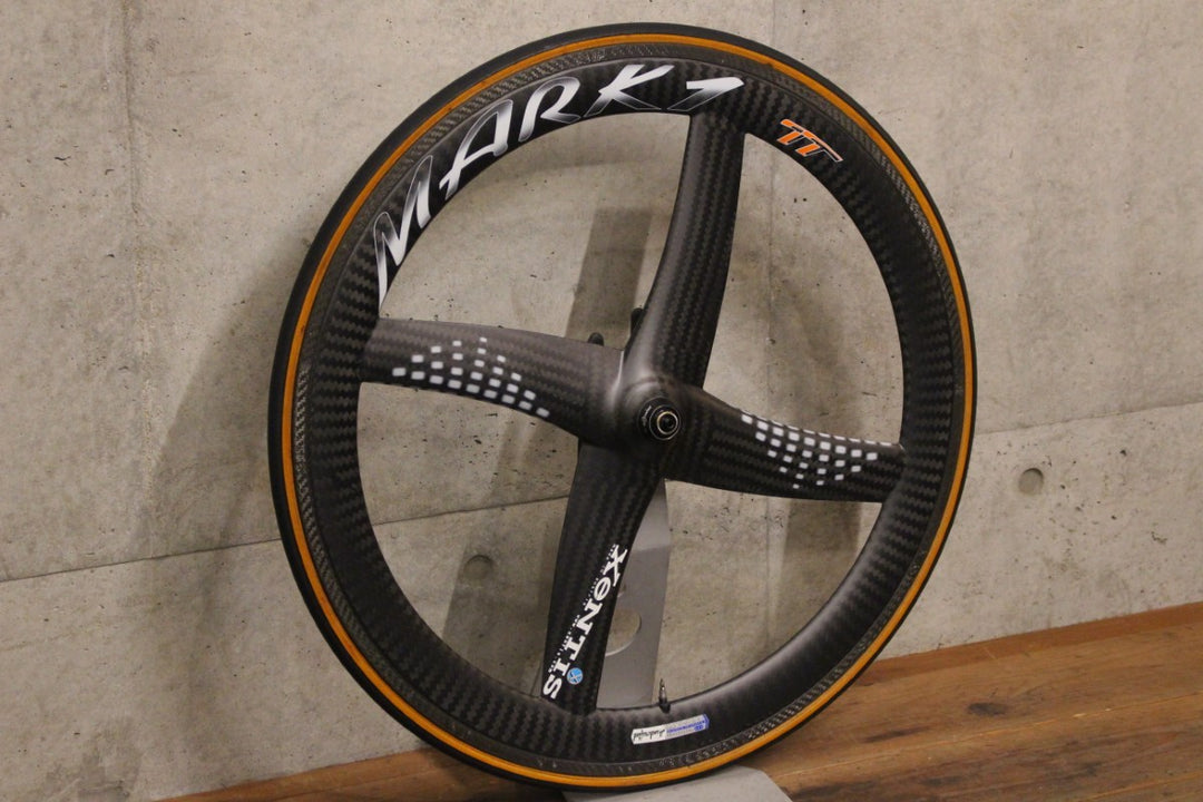 ゼンティス XENTIS マーク1 MARK1 TT カーボン チューブラー フロントのみ バトンホイール 【福岡店】