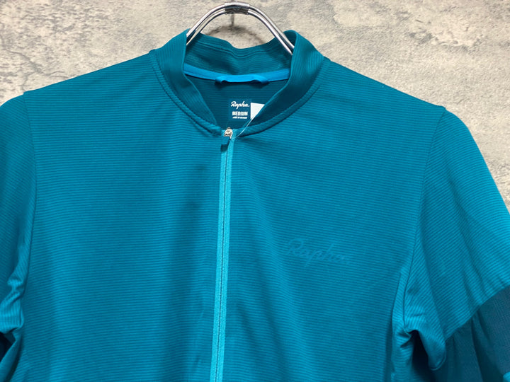 JI230 ラファ Rapha CLASSIC FLYWEIGHT JERSEY 半袖 サイクルジャージ ターコイズ M