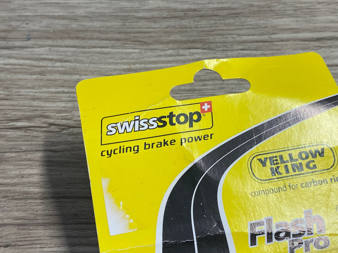 JX067 スイスストップ swissstop YELLOW KING Flash Pro カーボン ブレーキシュー セット シマノ/スラム用