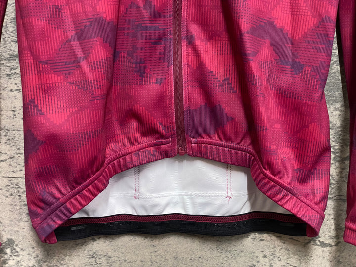 KF990 パールイズミ PEARL iZUMi 長袖 サイクルジャージ バーガンディ L