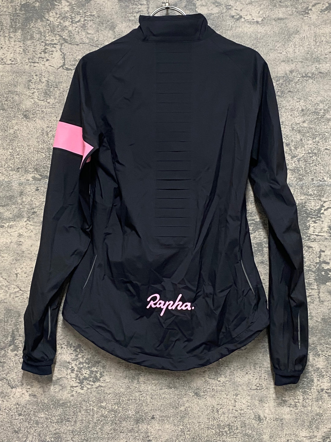 KF593 ラファ Rapha COLLECTOR'S EDITION CLASSIC RAIN JACKET 長袖 レインジャケット 黒 S レディース