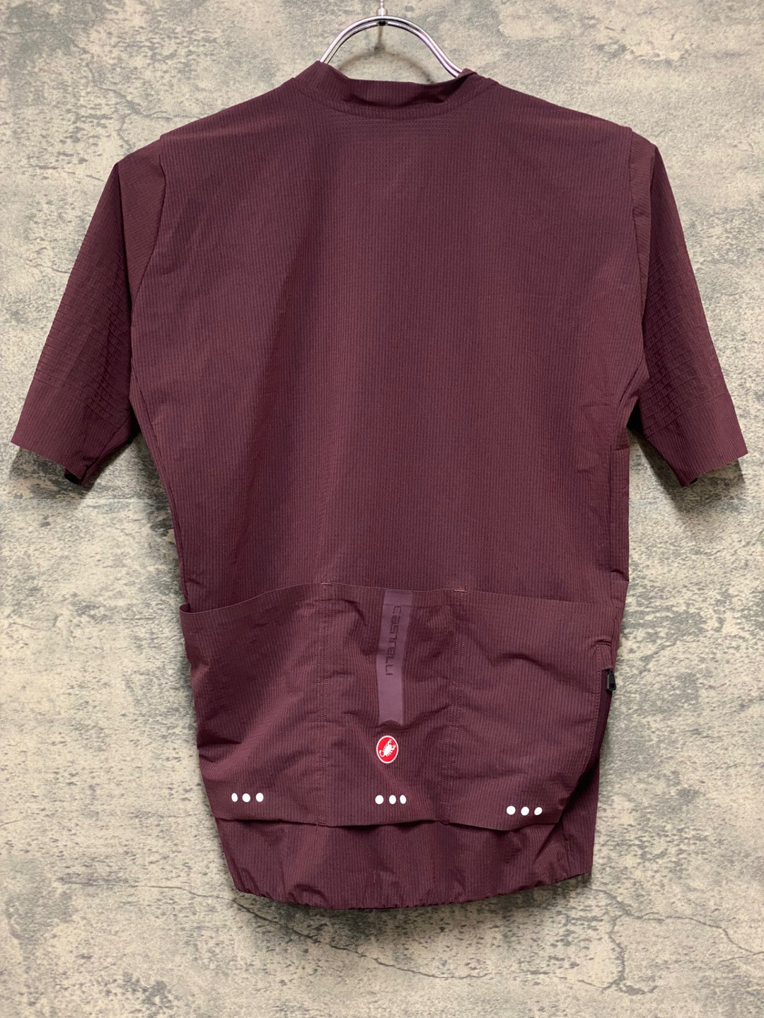 KB695 カステリ CASTELLI PREMIO EVO 半袖 サイクルジャージ 赤 S