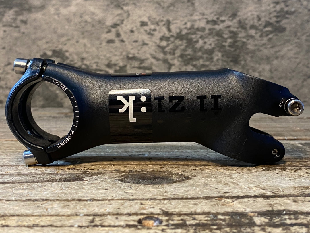 JX345 フィジーク fizik シラノ CYRANO R1 アルミステム 黒 Φ31.8 OS 7° 100mm