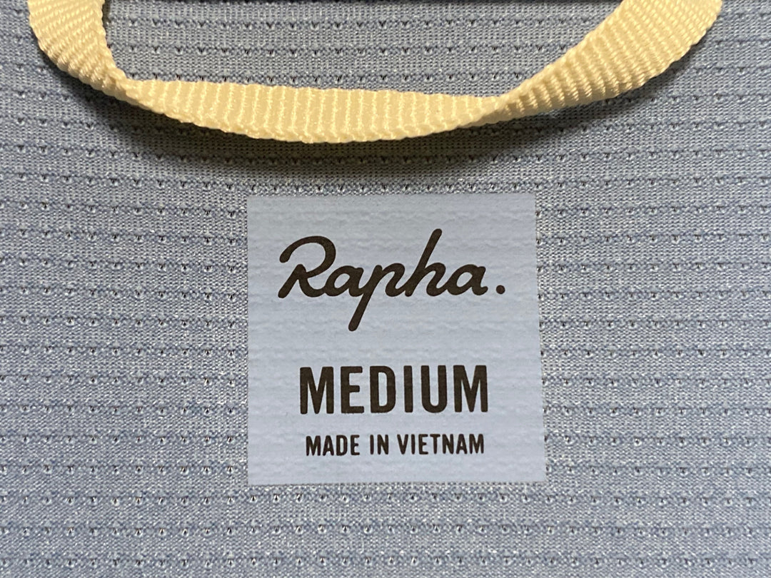 KH709 ラファ Rapha CLASSIC FLYWEIGHT JERSEY 半袖 サイクルジャージ 水色 M