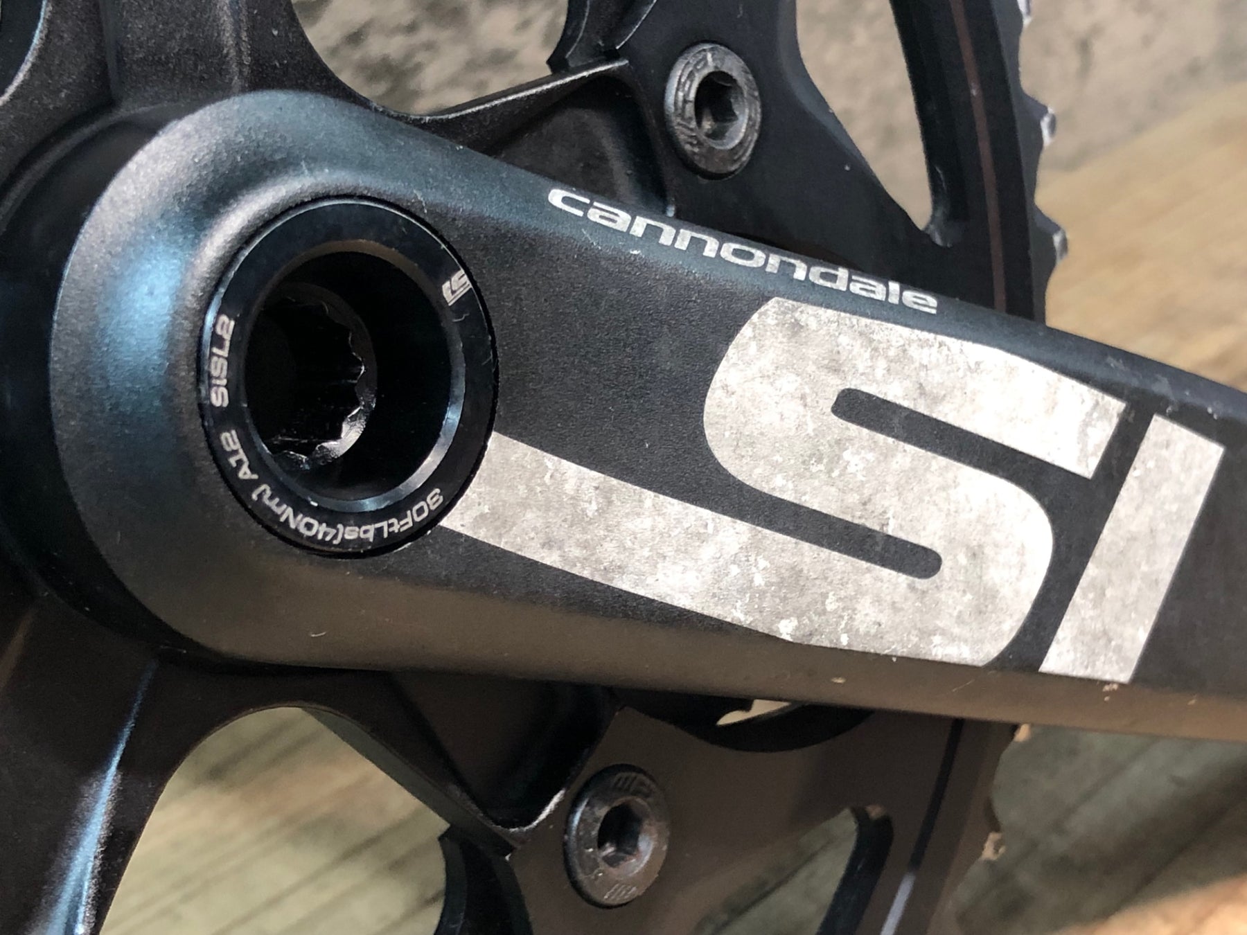IY808 キャノンデール CANNONDALE SI クランクアーム 右 165mm 50/34T