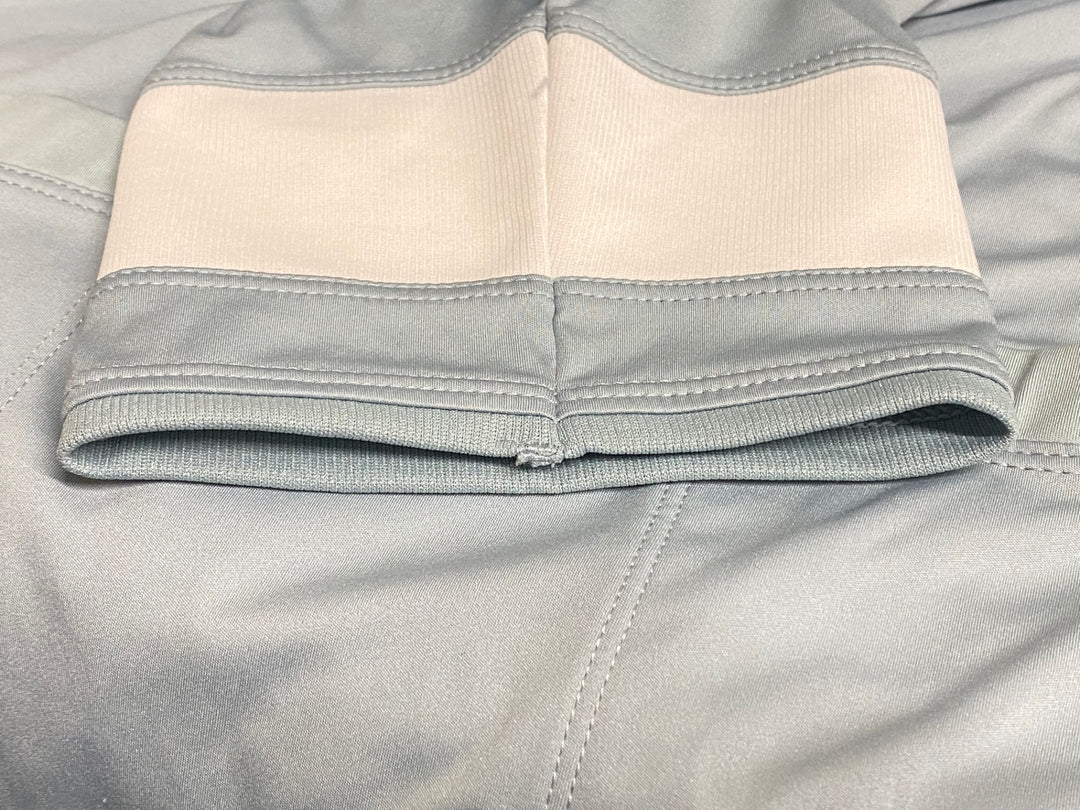 KM068 ラファ Rapha CORE JERSEY 半袖 サイクルジャージ 水色 S ※裾内側ほつれ強のためジャンク