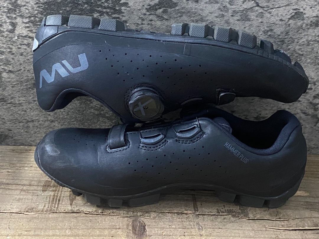 KL100 ノースウェーブ NORTH WAVE HAMMER PLUS ビンディングシューズ 黒 EU38 2穴 ※汚れ