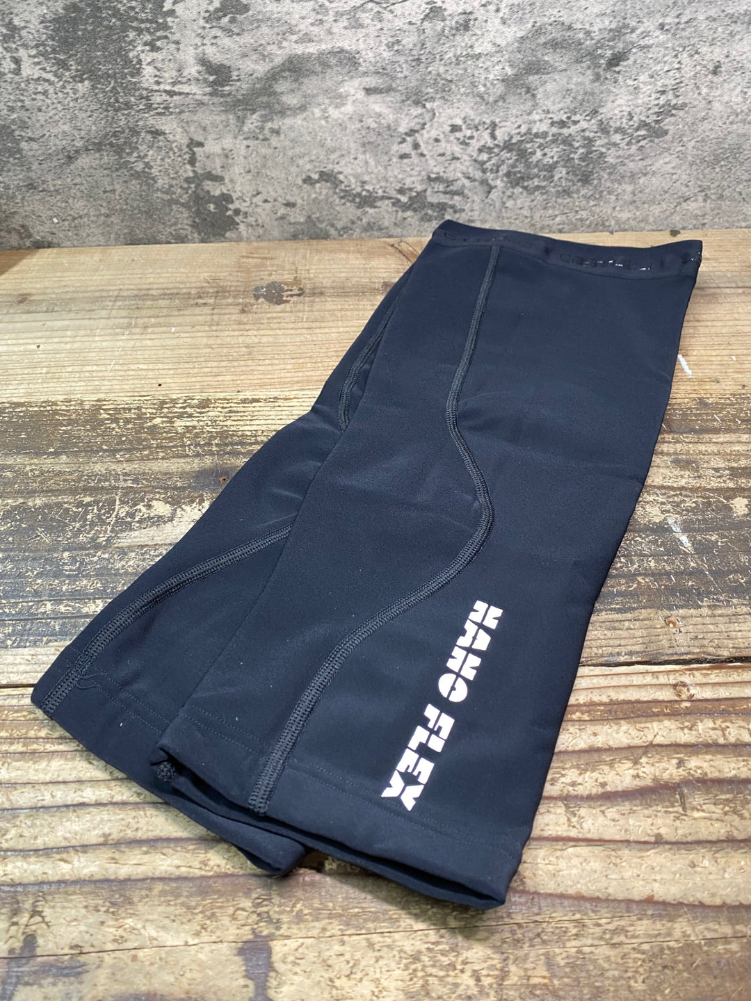 JE742 カステリ castelli レッグウォーマー NANOFLEX Lサイズ 黒 裏起毛 未使用