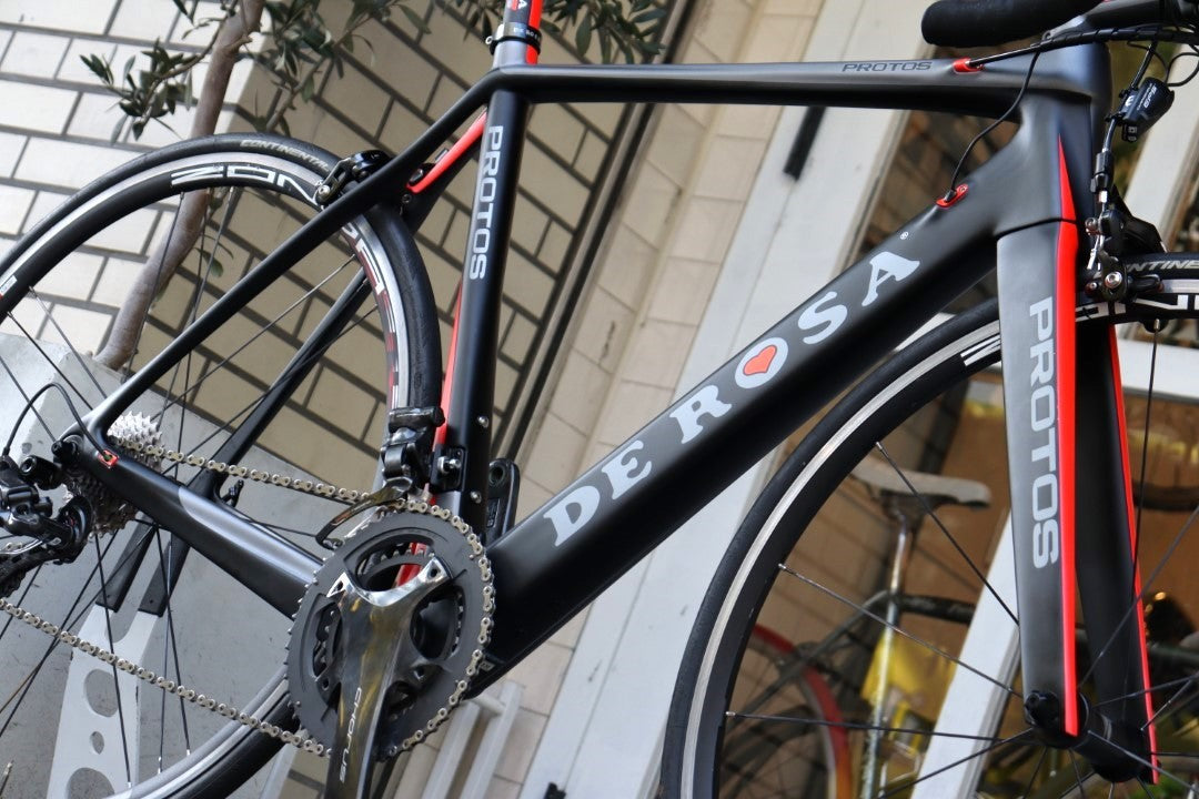 デローザ DE ROSA プロトス PROTOS 2013モデル 52.5サイズ カンパ スーパーレコード EPS 12S カーボン ロードバイク ZONDA 【横浜店】