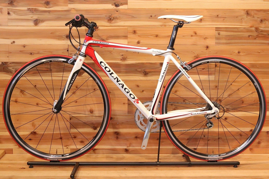 美品！ コルナゴ COLNAGO プリマヴェーラ PRIMAVERA シマノ ティアグラ 4500 MIX 9S 460Sサイズ アルミ フラットバー ロードバイク 【広島店】