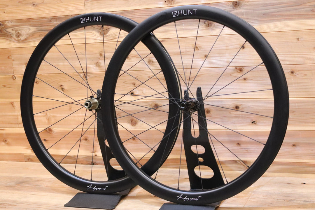 ハント HUNT 44 AERODYNAMICIST CARBON DISC カンパ 11S/12S 20C カーボン チューブレス ホイールセット 【広島店】