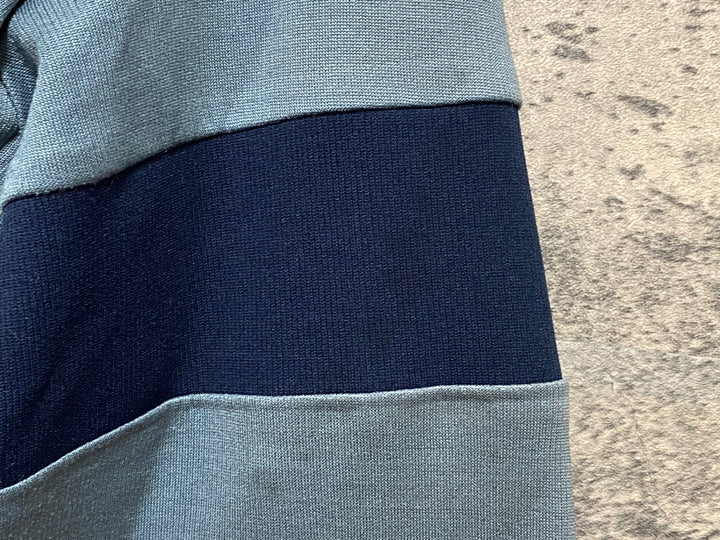 JQ105 ラファ Rapha CLASSIC LONG SLEEVE JERSEY 2 長袖サイクルジャージ 紺 XXL ※生地ほつれあり