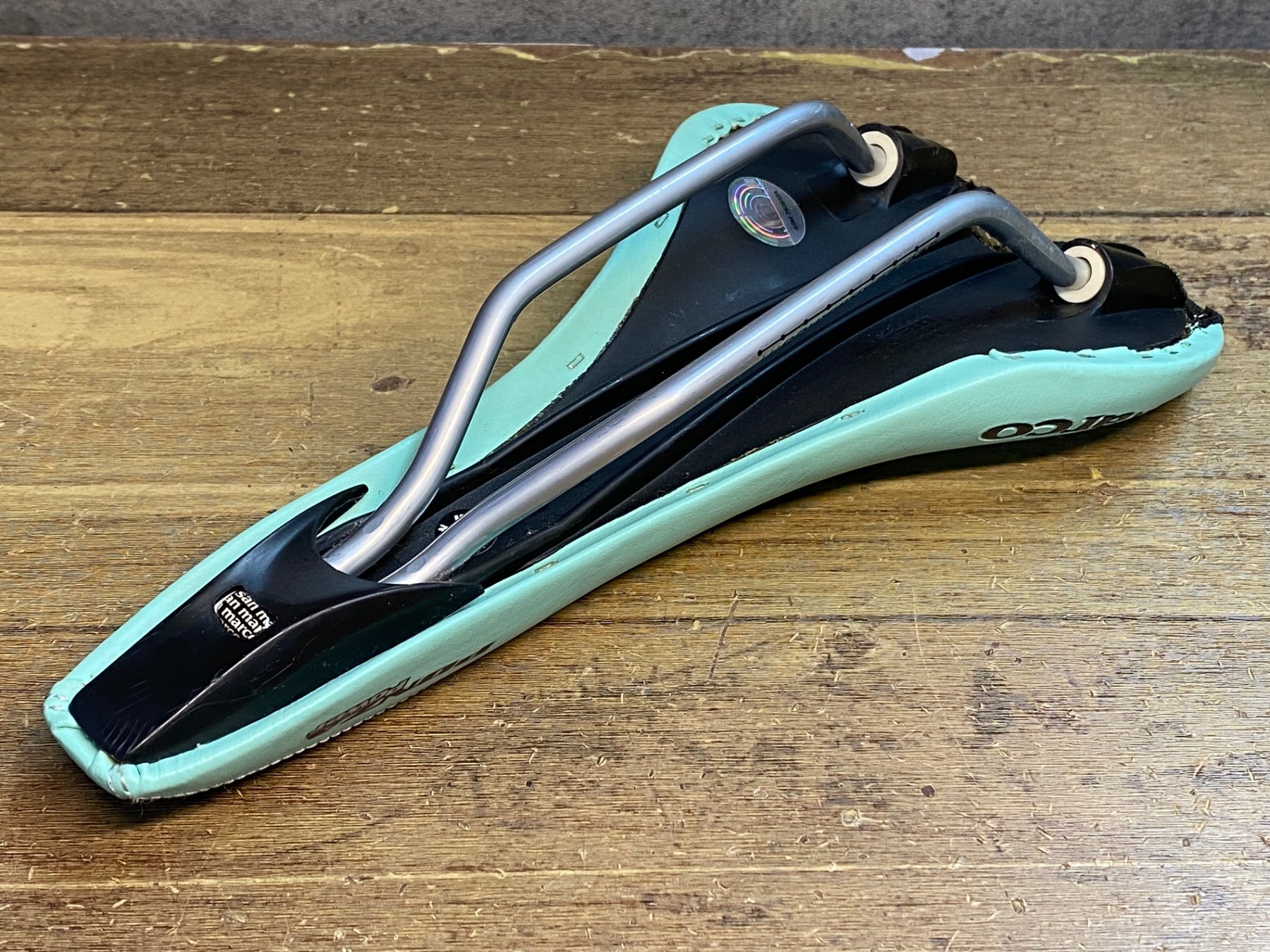JO418 サンマルコ SAN MARCO PONZA POWER サドル チェレステ – BICI