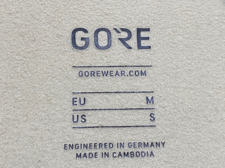 JY999 ゴア GORE 長袖 サイクルジャージ グレー EU Mサイズ 裏起毛