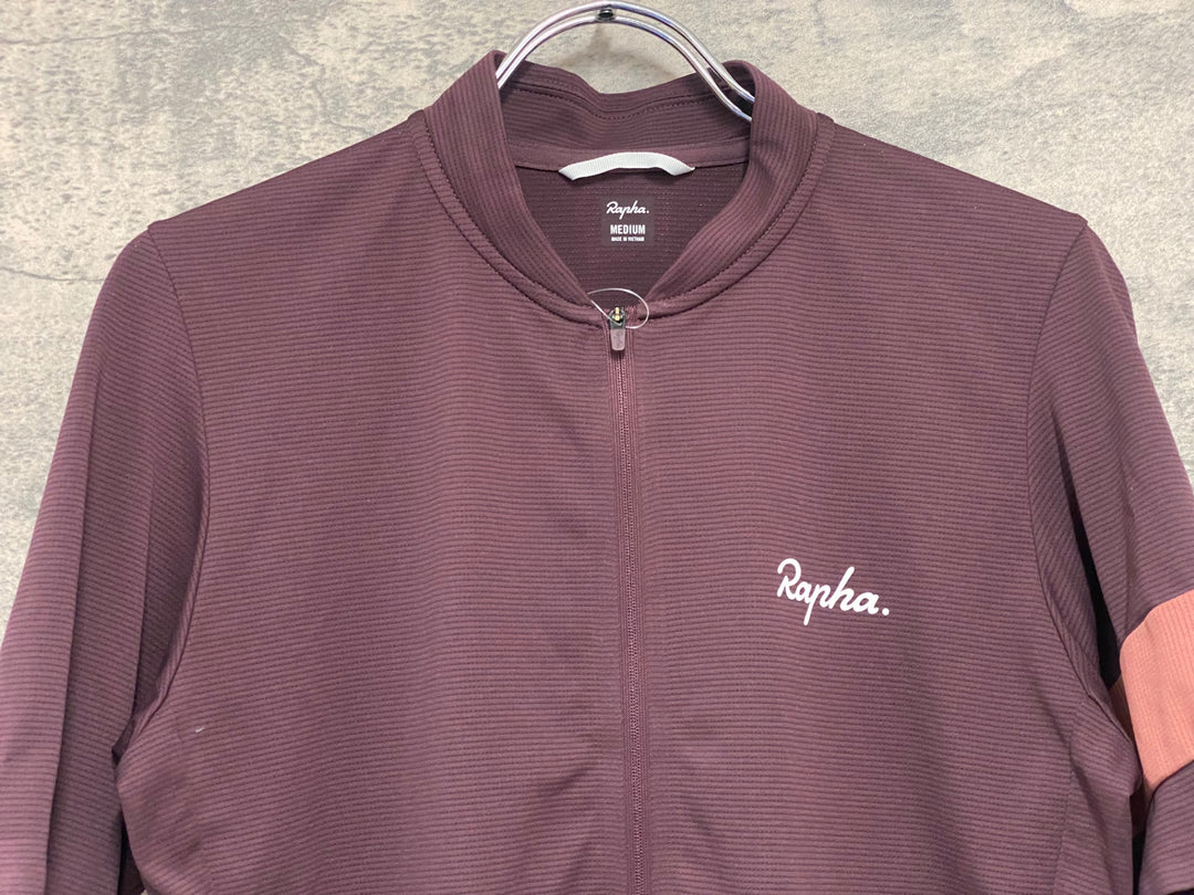 JN092 ラファ Rapha CLASSIC FLYWEIGHT JERSEY 半袖 サイクルジャージ 紫 M